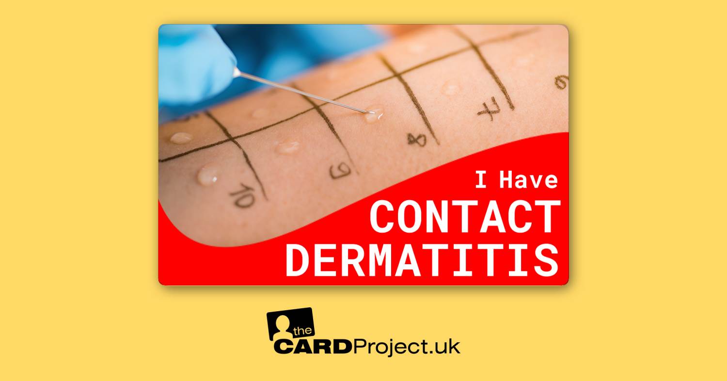 Contact Dermatitis Card